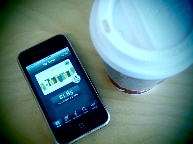 Starbucks app