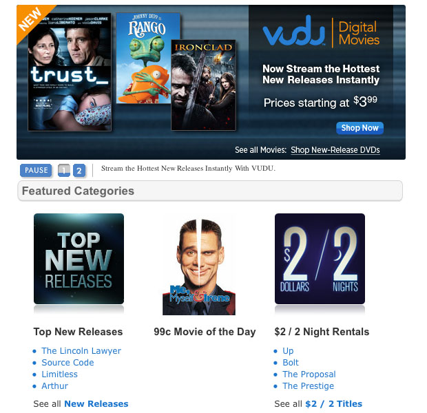 Walmart Vudu streaming