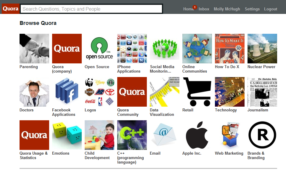 Quora Browse
