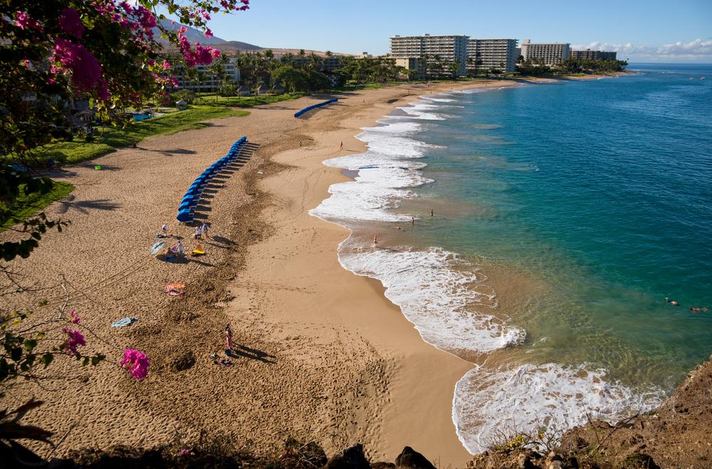 Kaanapali beach hawaii shutterstock