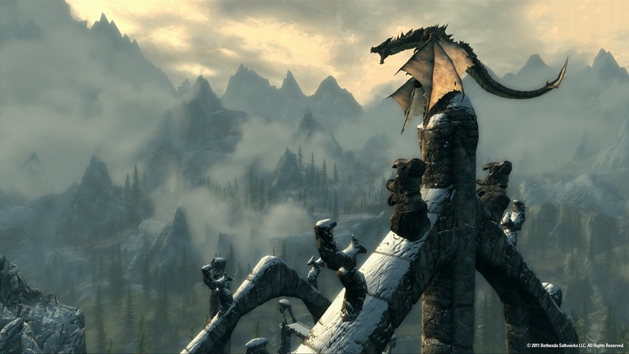 skyrim-dragon