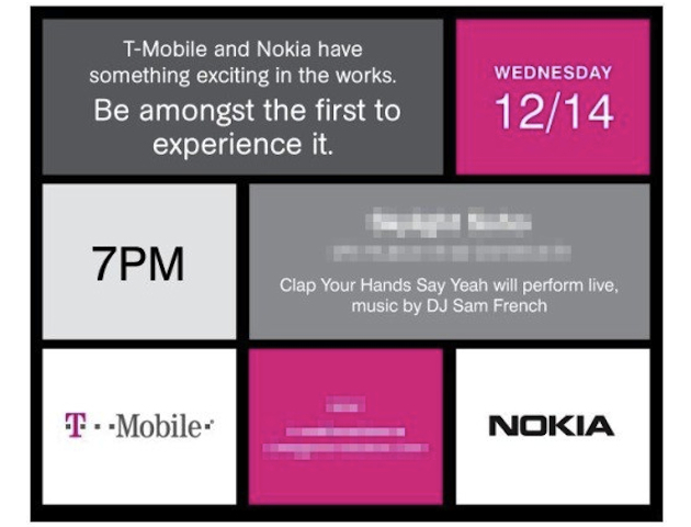 T-Mobile Nokia Event Invitation