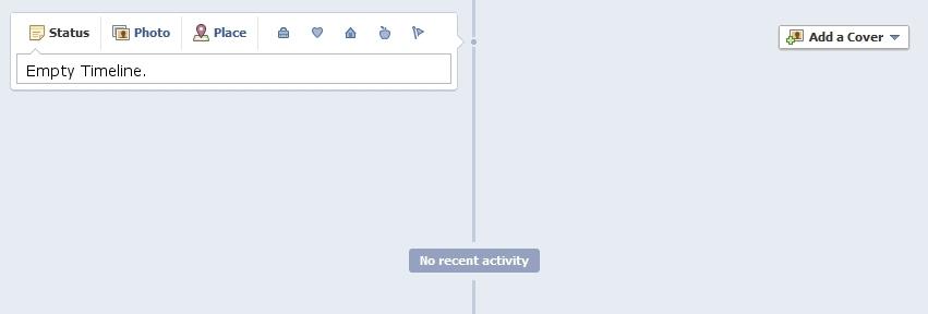 empty timeline