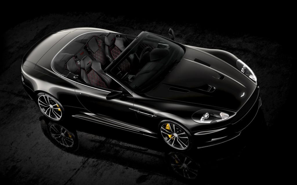 Aston Martin DBS Ultimate convertible overhead view