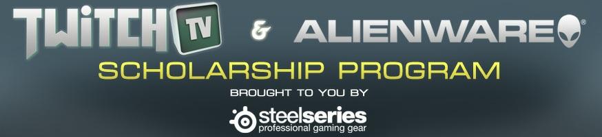 Twitch SteelSeries and Alienware scholarship