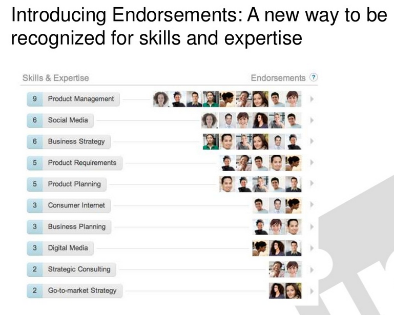 linkedin endorsement