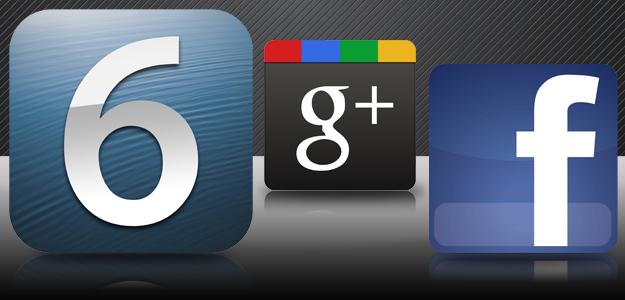 ios 6 competes with fb and google