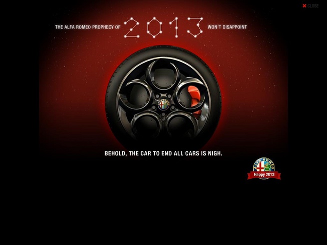 2014 Alfa Romeo 4C teaser