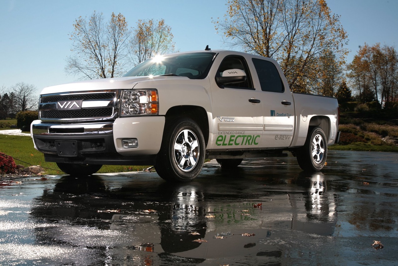 VIA Motors VTRUX plug-in Chevy Silverado