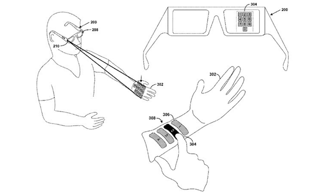 Project Glass Virtual Input