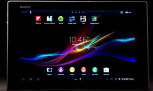 sony xperia tablet z helpful tips tricks review front screen on