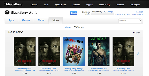 BlackBerry World TV