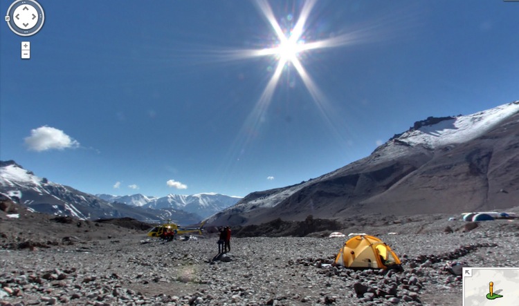 google street view mountains