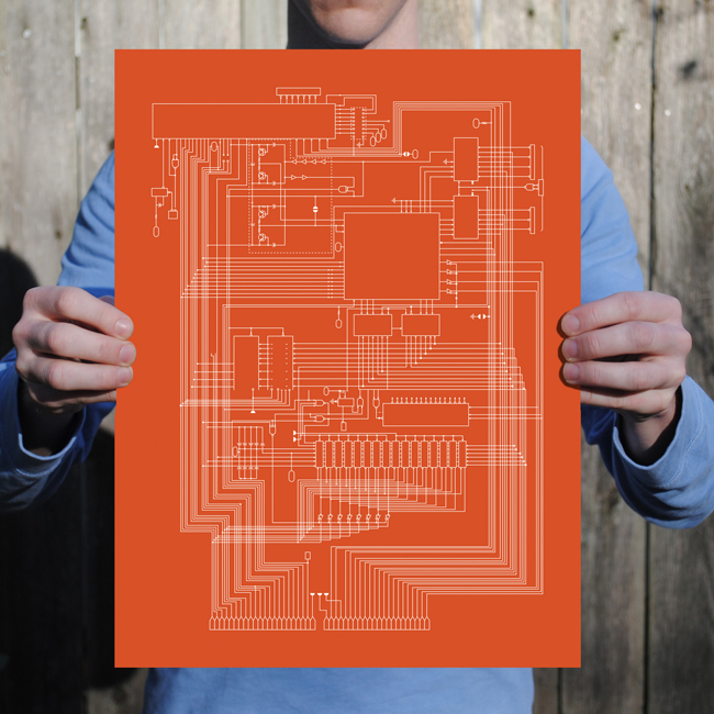 Apple I_Schematic Prints from City Prints