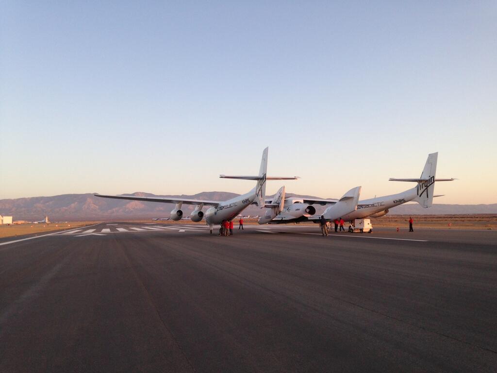 Virgin Galactic rocket powered SpaceShipTwo