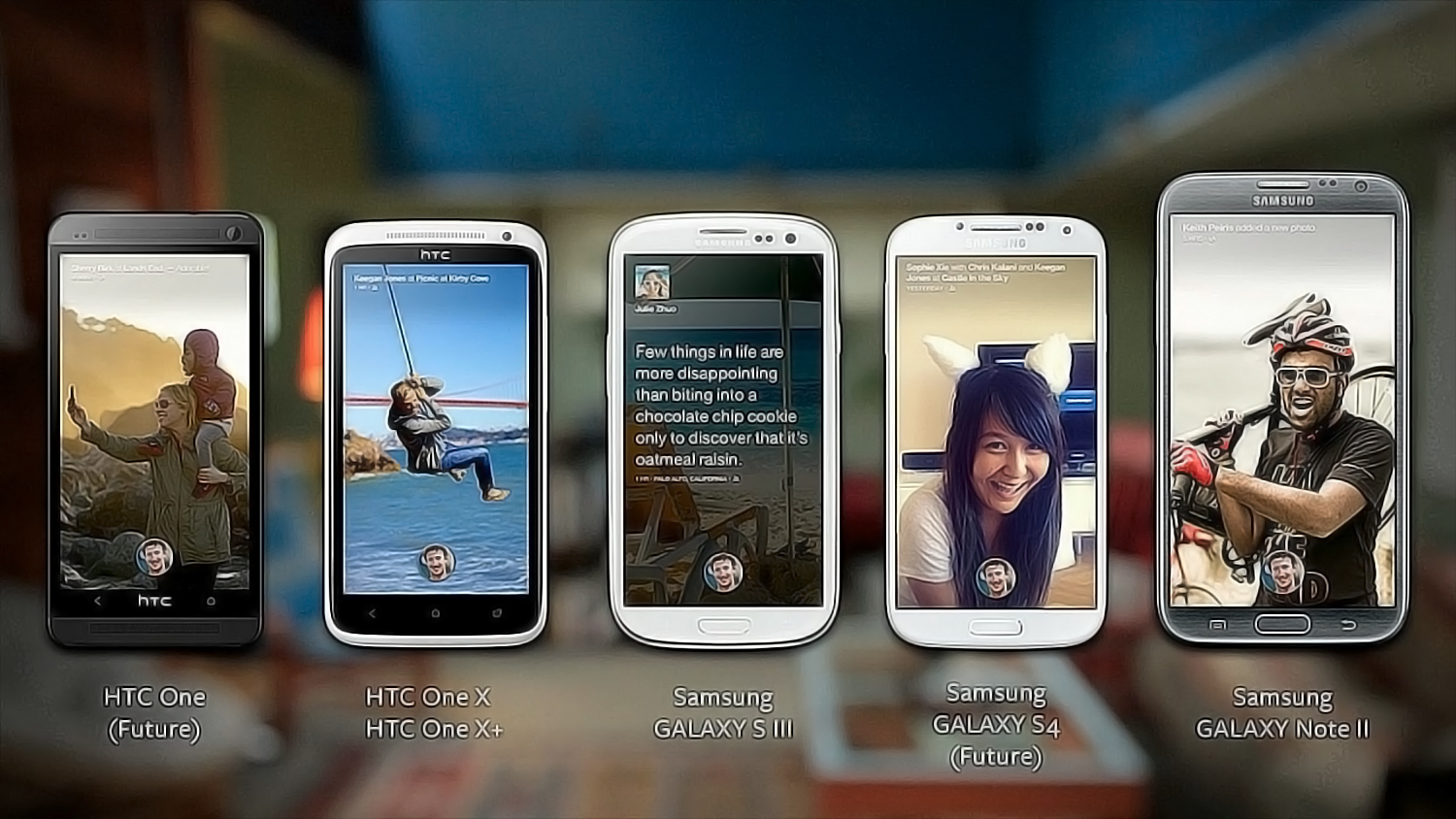 Facebook Home Smartphones