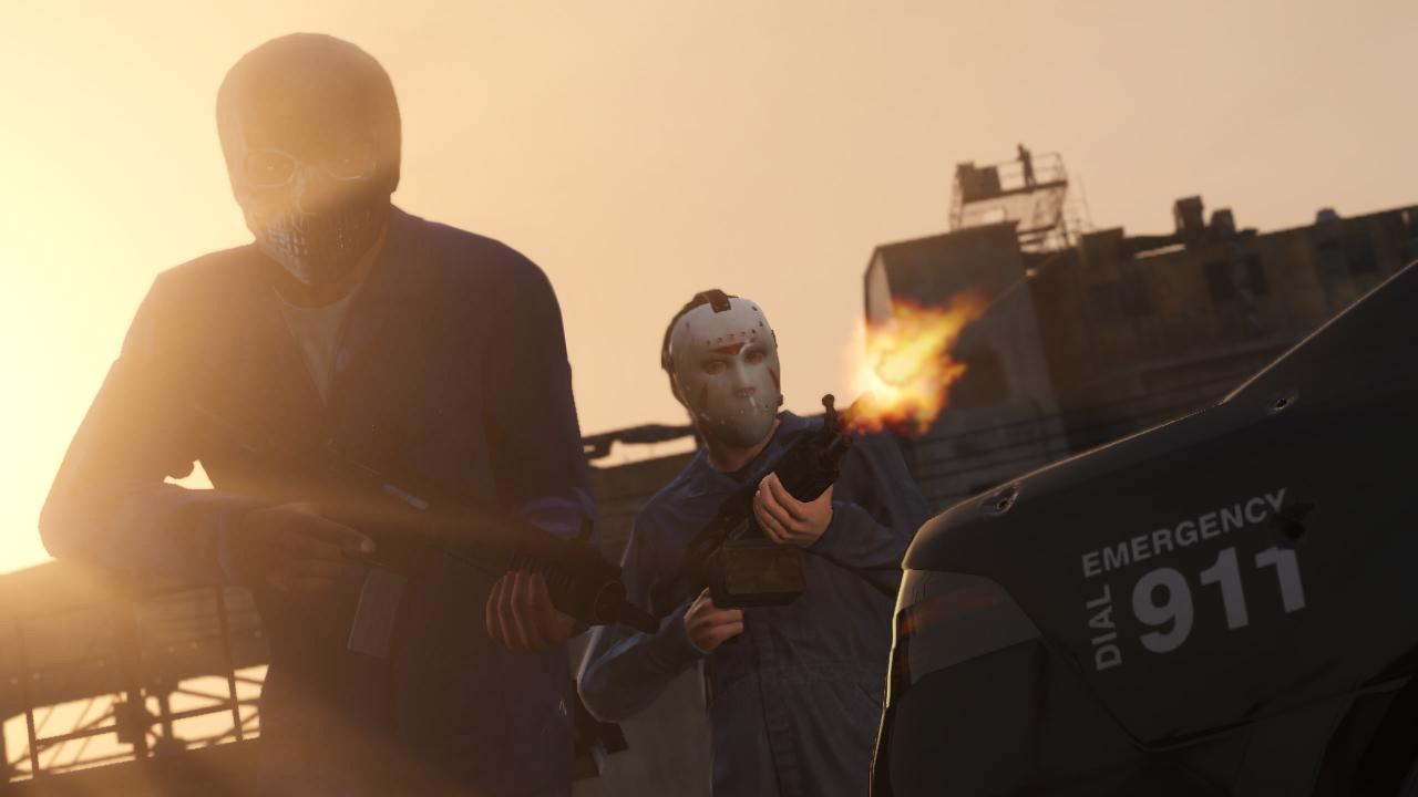 grand theft auto v files leak on psn rockstar games responds masks 911