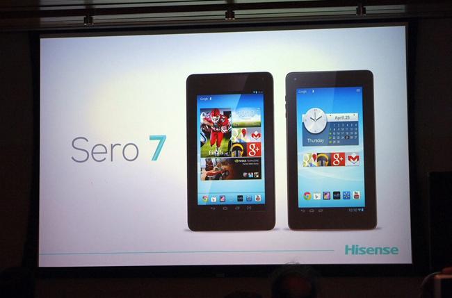 Hisense Sero 7 tablets