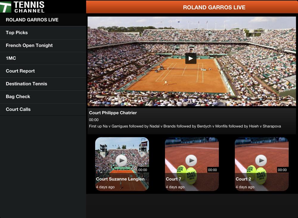 Tennis Channel Everywhere