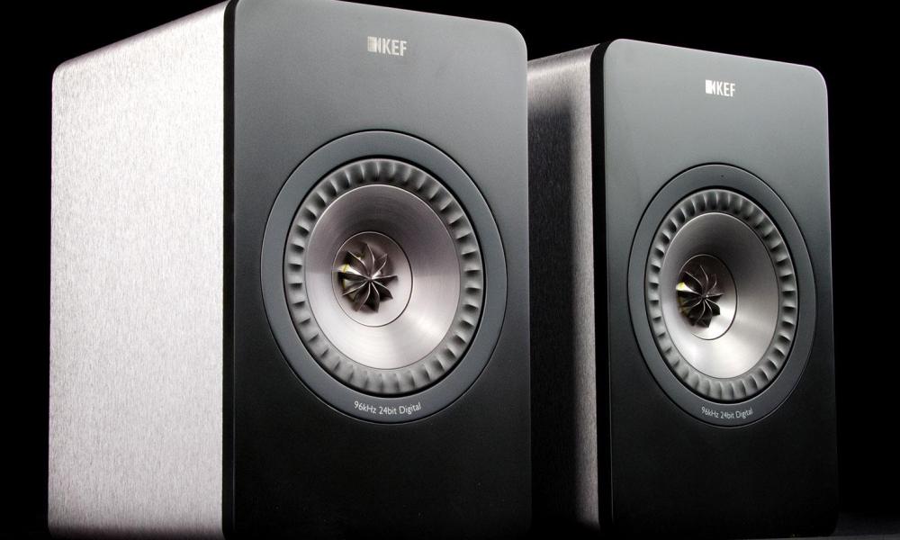 KEF X300 A review speakers angle