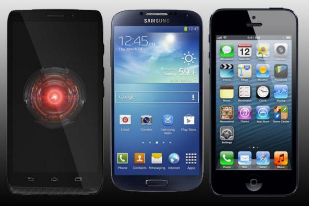 Droid Ultra vs Galaxy S4 vs iPhone 5