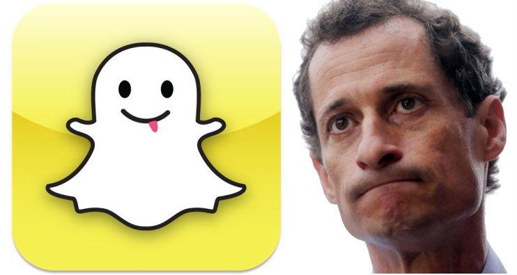 anthony weiner snapchat