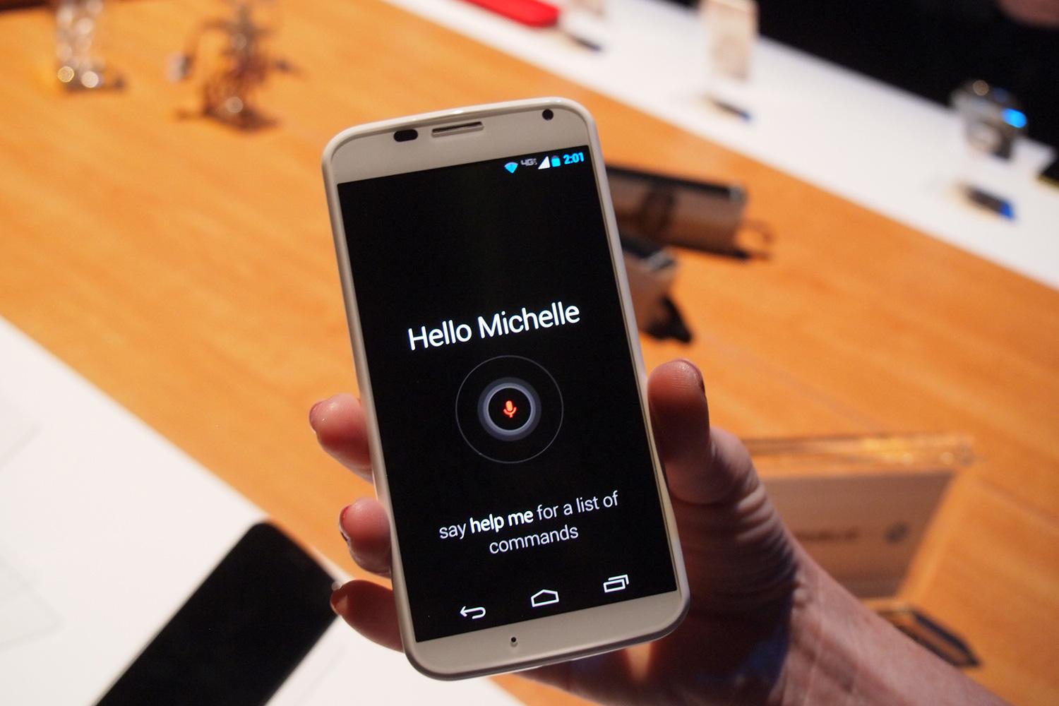 Motorola Moto X voice command