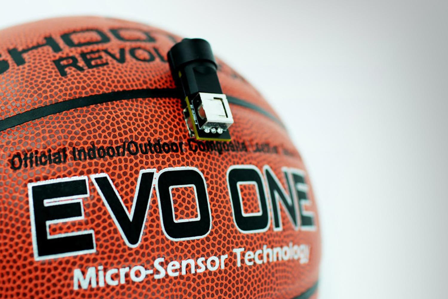 evo one and hoop tracker basketball