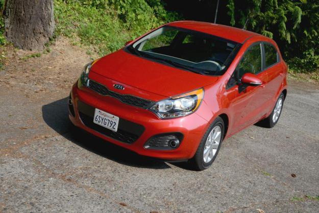 2012 kia rio review exterior front angle