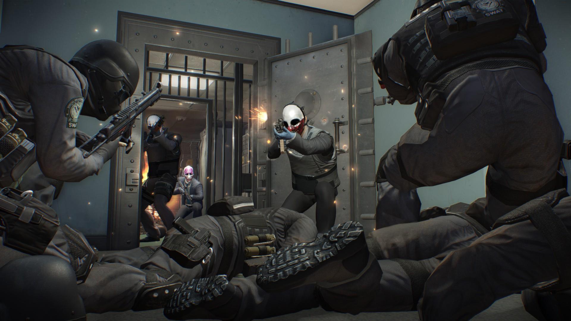 payday 2 lead takes money runs start new studio bank heist