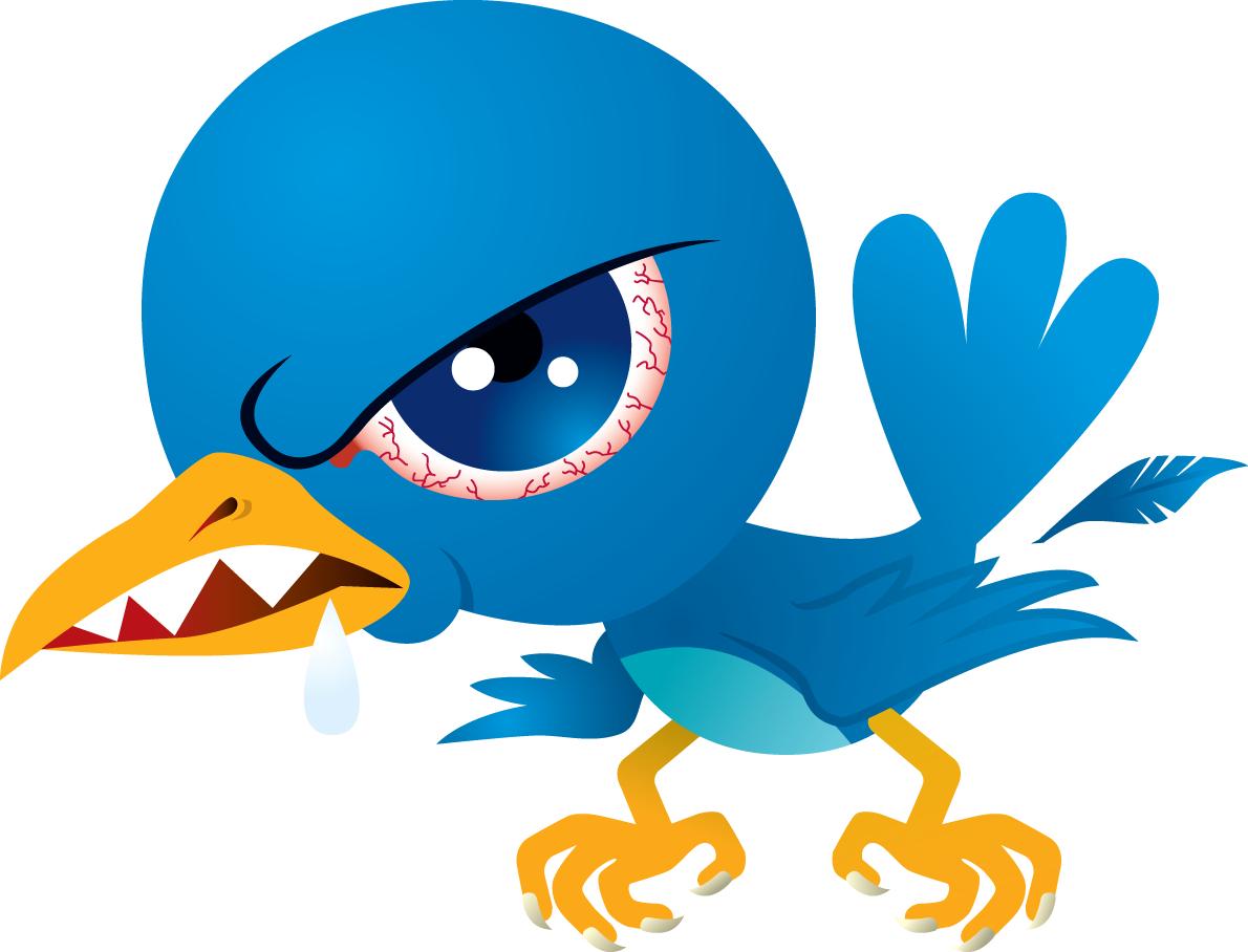 anger social media angry bird