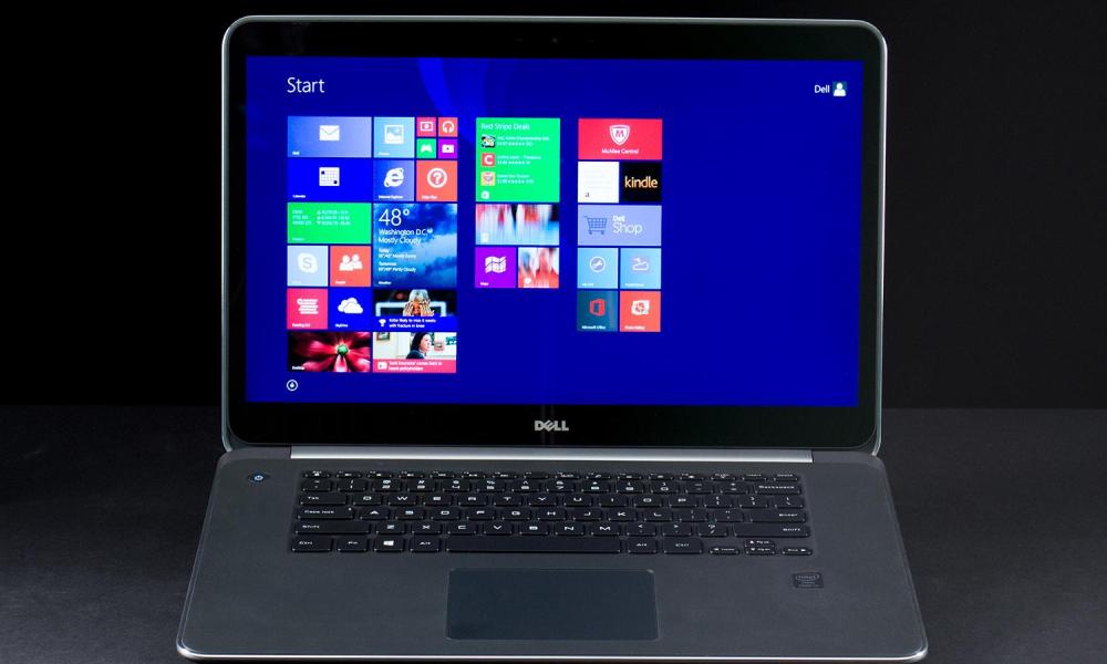 Dell XPS 15 review display front