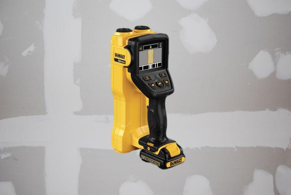 dewalts new radar scanner lets see walls like superman dewalt  boyeeee