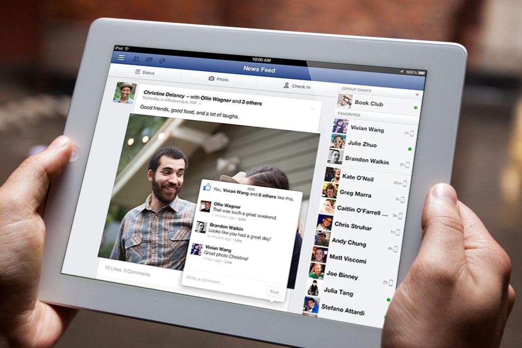 facebook video comments ipad