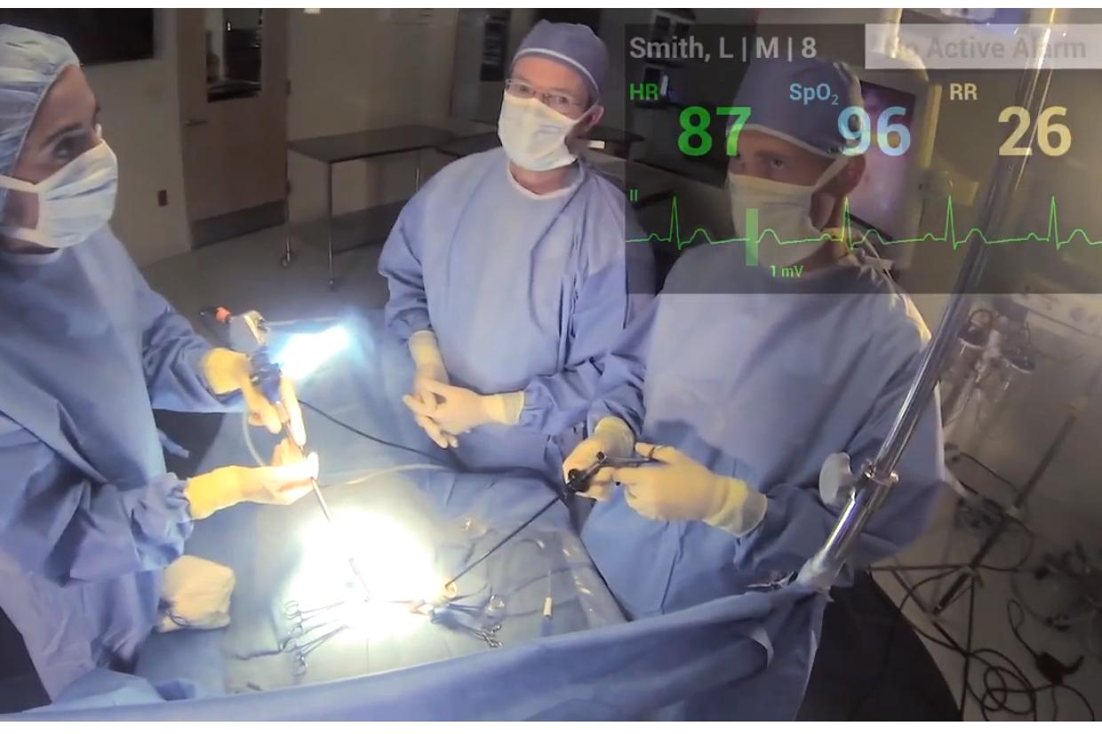 google glass healthcare in hospitals