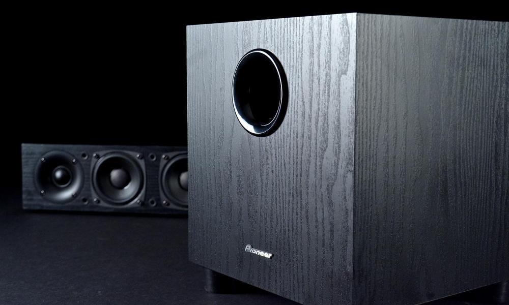 Pioneer Soundbar SP SB23W subwoofer side