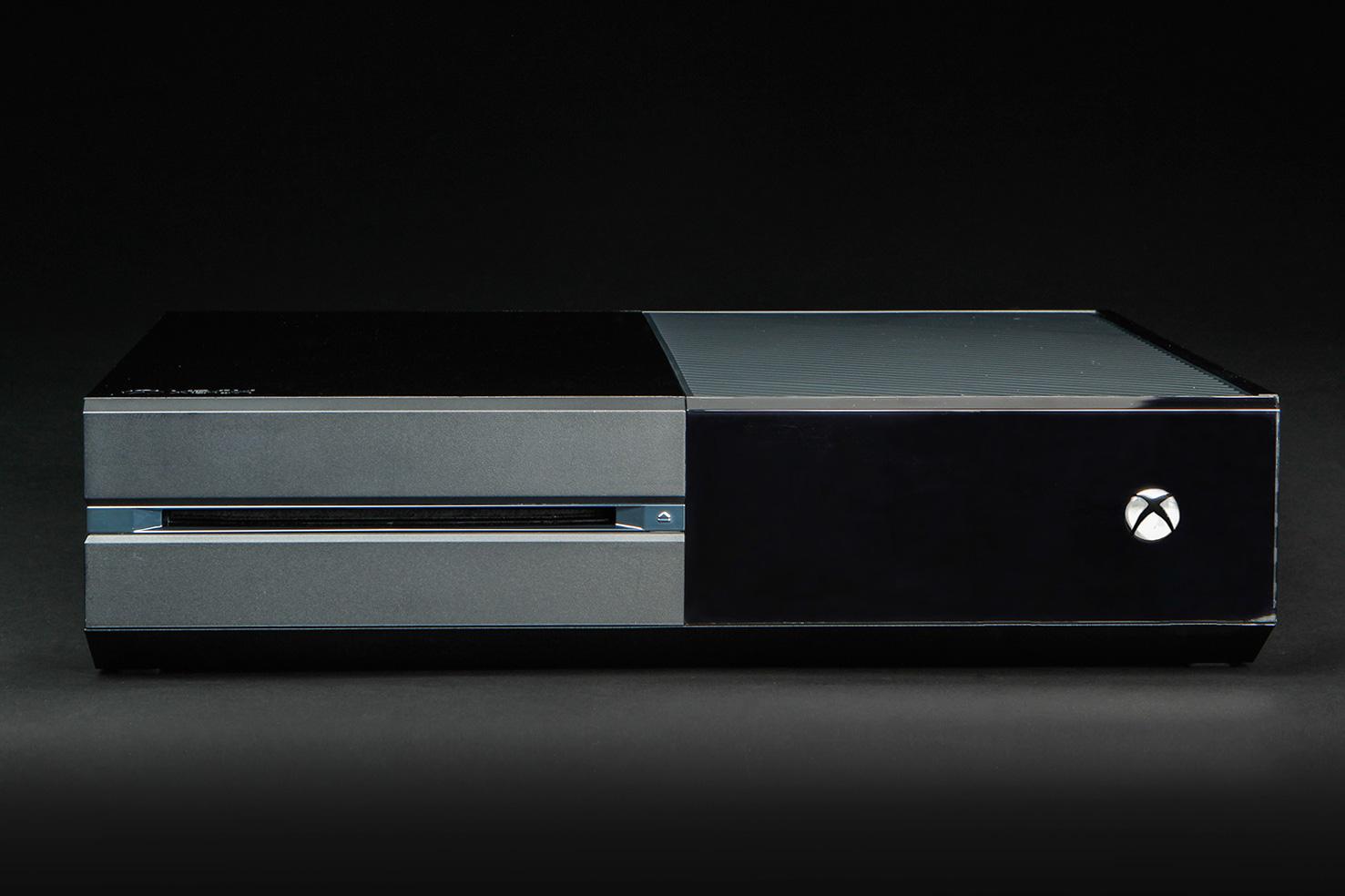 microsoft xbox one review console front face