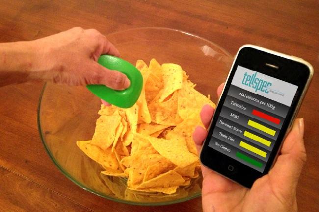 tellspec food scanner chips