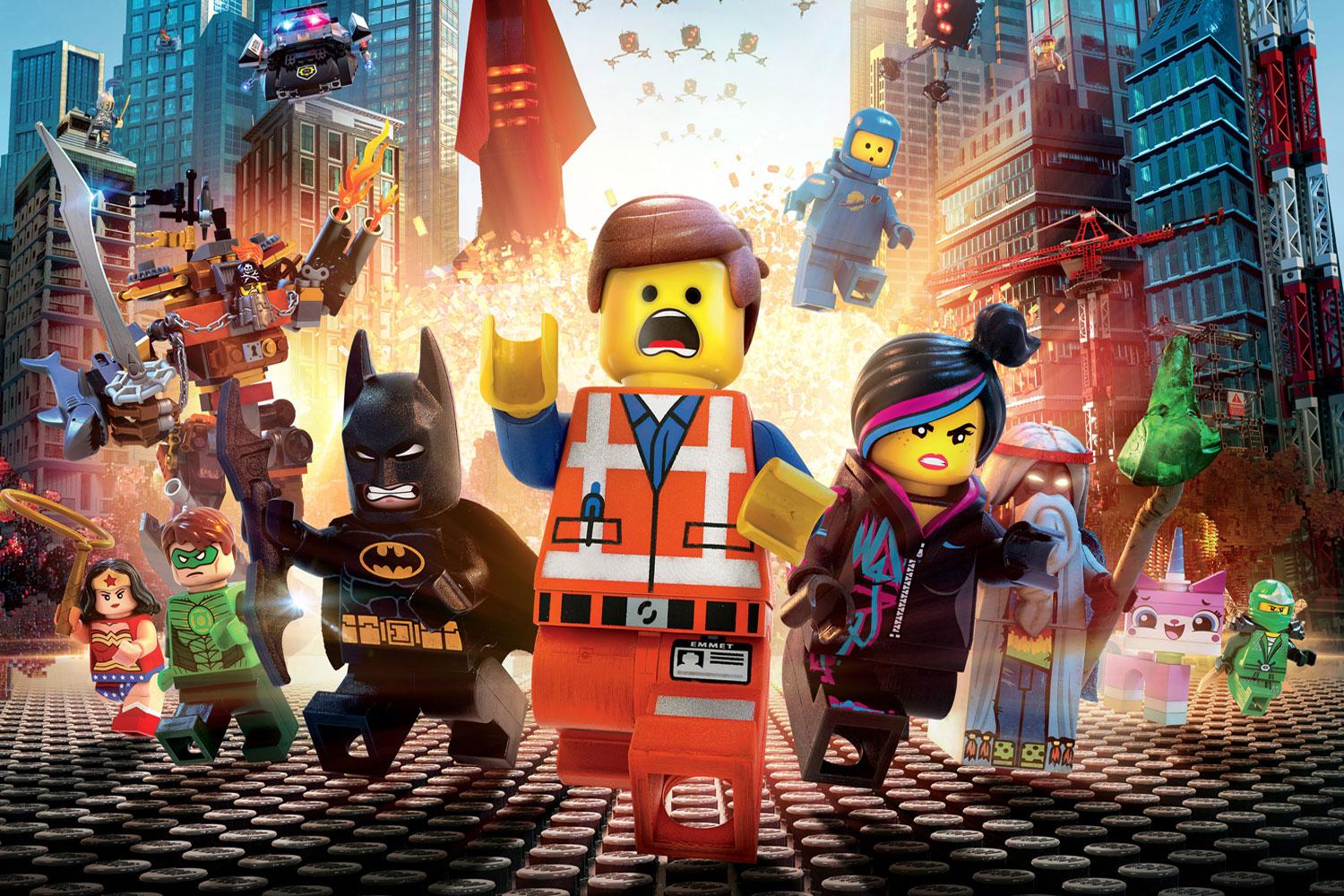 The cast of The Lego Movie.