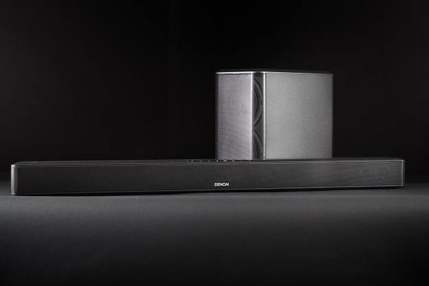 Denon DHT S514 review sound bar and sub front