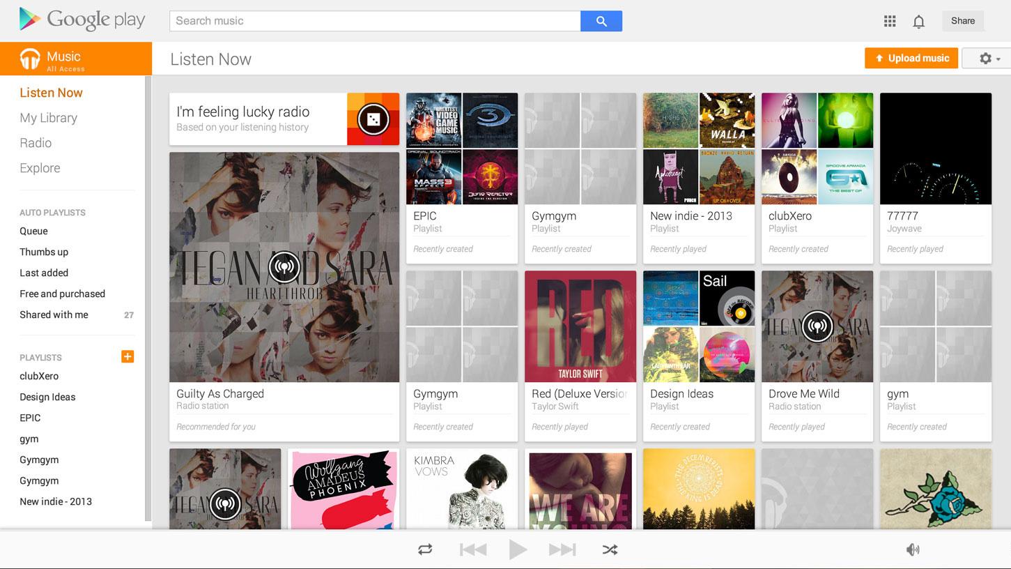 Google Play Music All Access