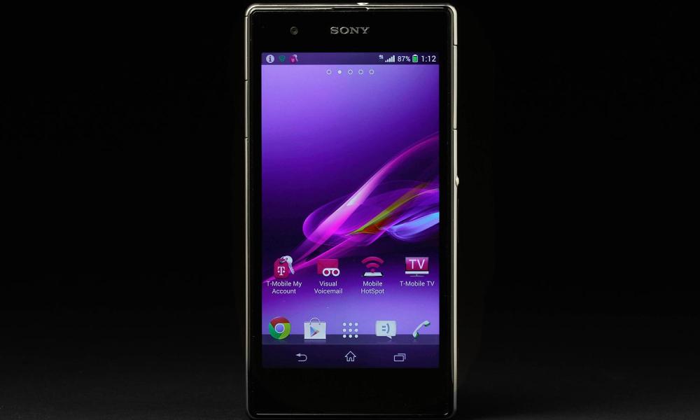 Sony Xperia Z1S review front screen