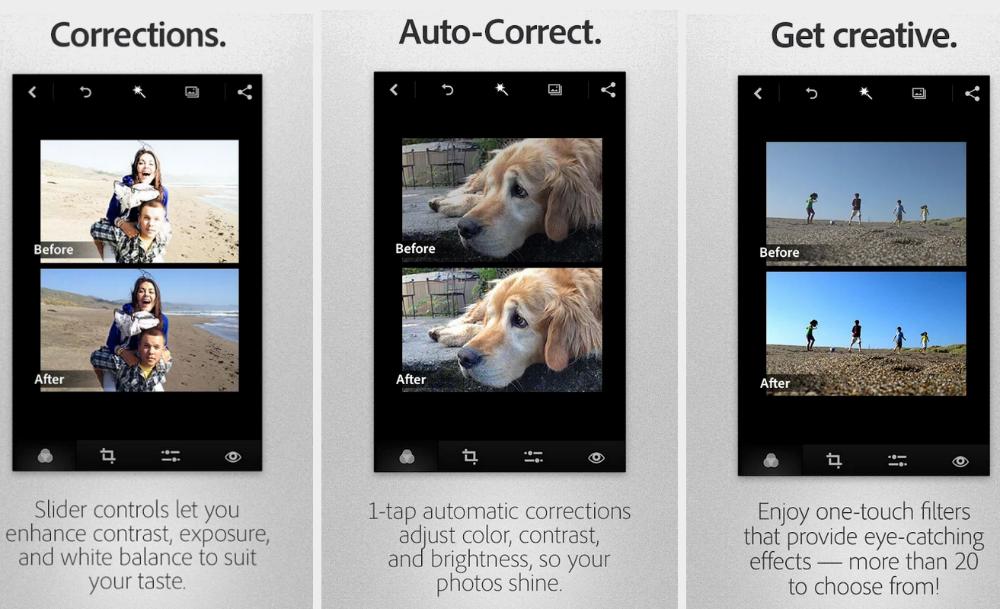 adobe rolls out major photoshop express redesign for android update