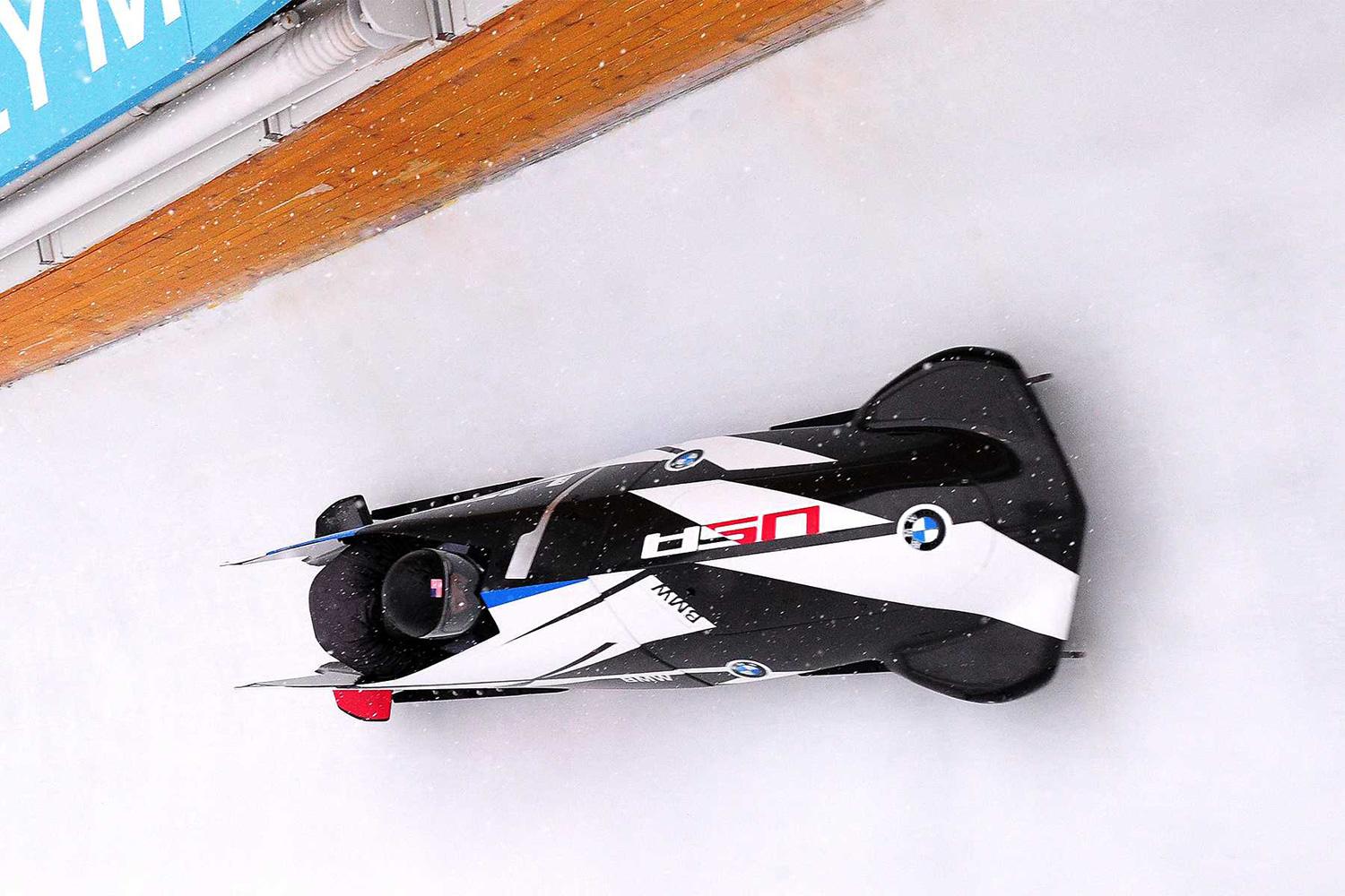 BMWs two_man bobsled racing at the Utah Olympic Park