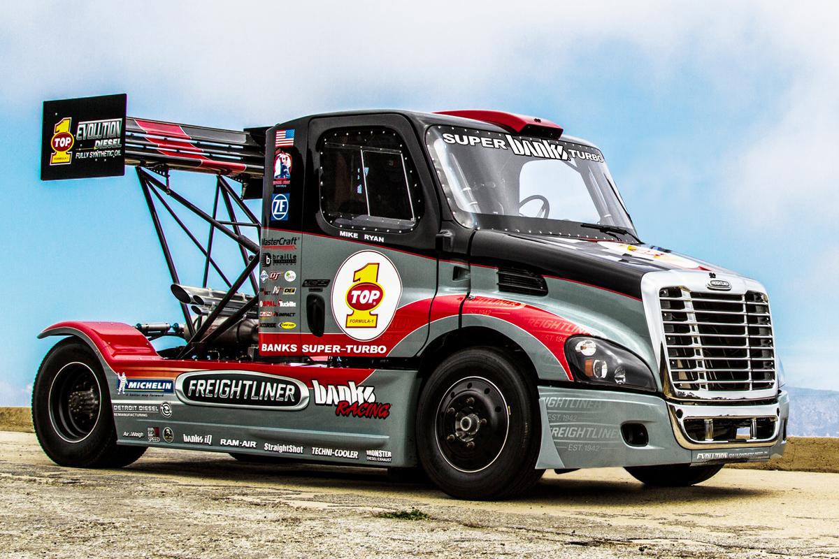 ever tried drifting semi truck banks super turbo pikes peak freightliner