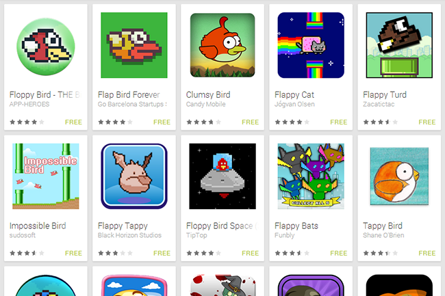 250 flappy bird clones reportedly contain malware