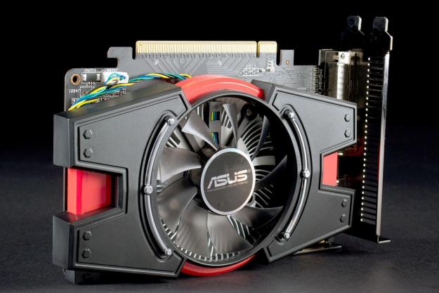 Asus Radeon R7 250X front angle 2