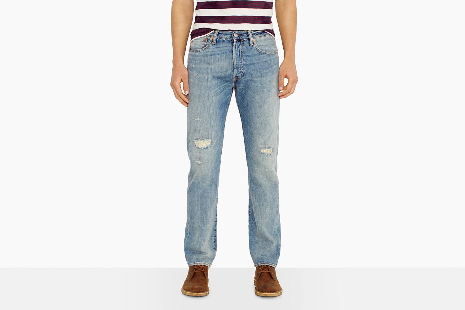 Levis 501 Original Fit Jeans in Blue Steel