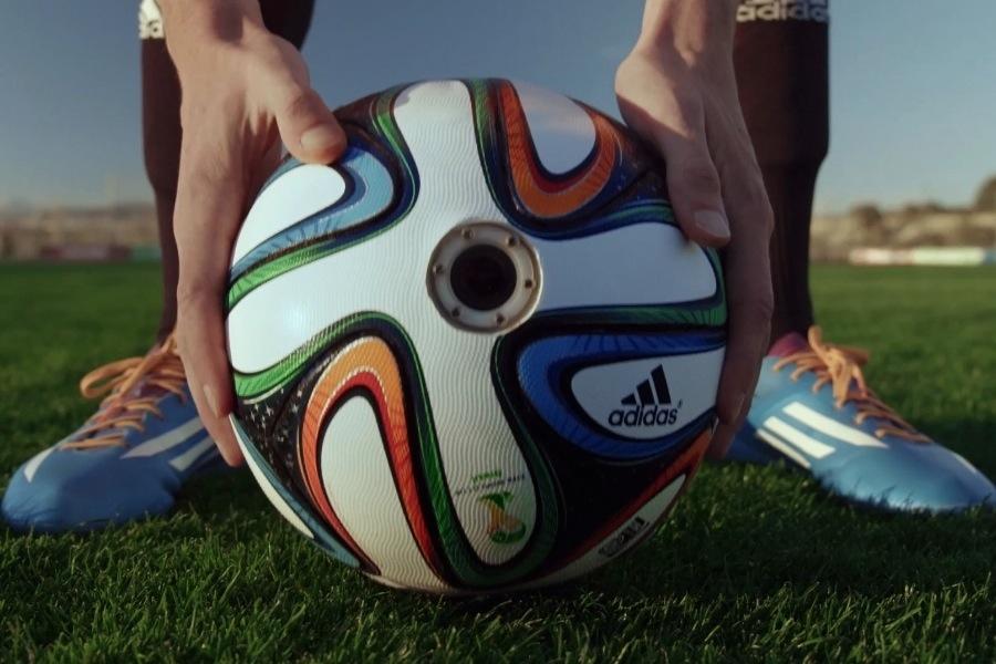 adidas puts hd action cams world cup soccer ball sends around brazucam