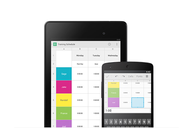 google docs sheets news android app